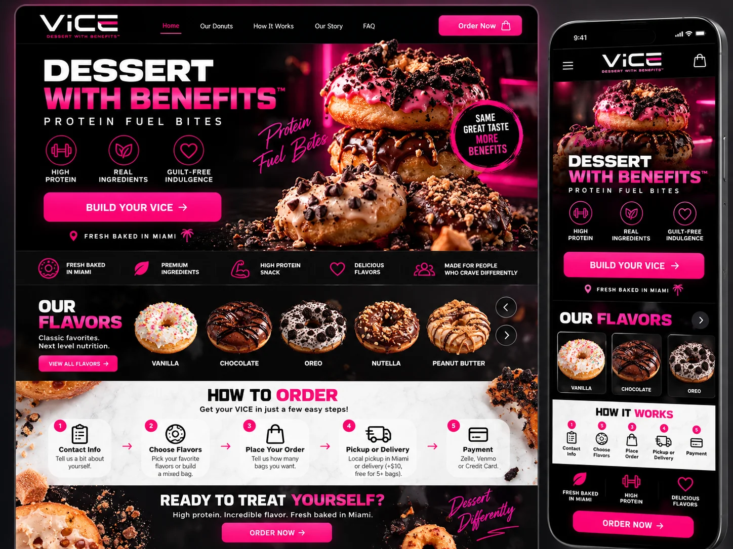 Visual design concept preview for Premium Service Experience.