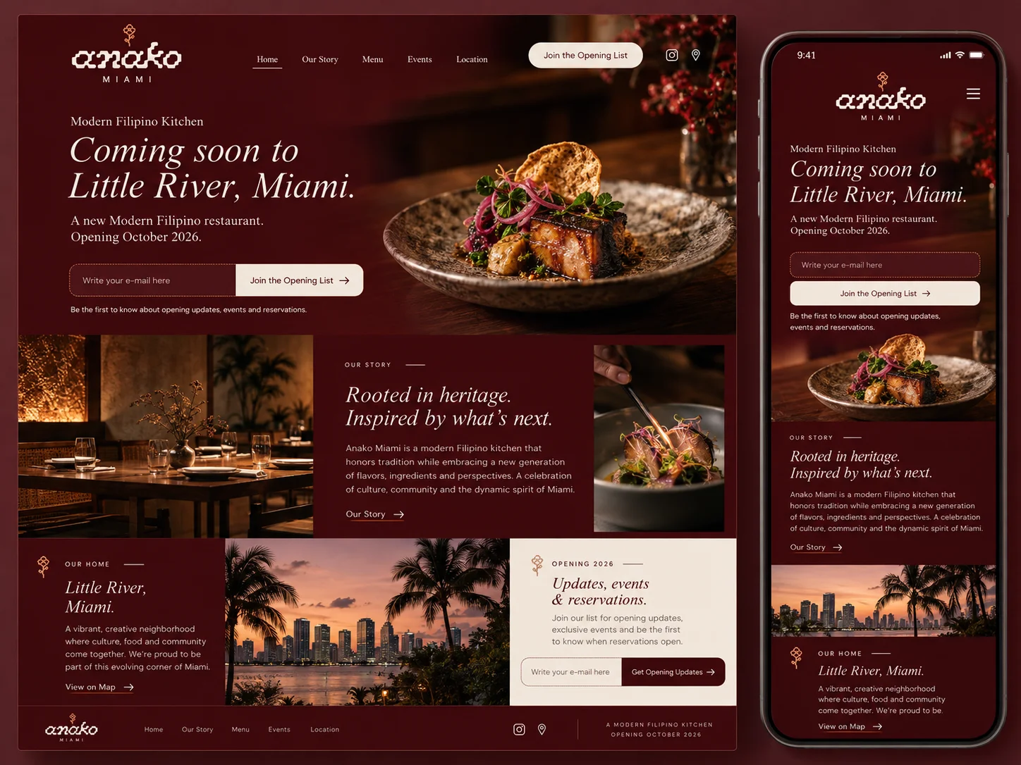Visual design concept preview for Launch Experience.